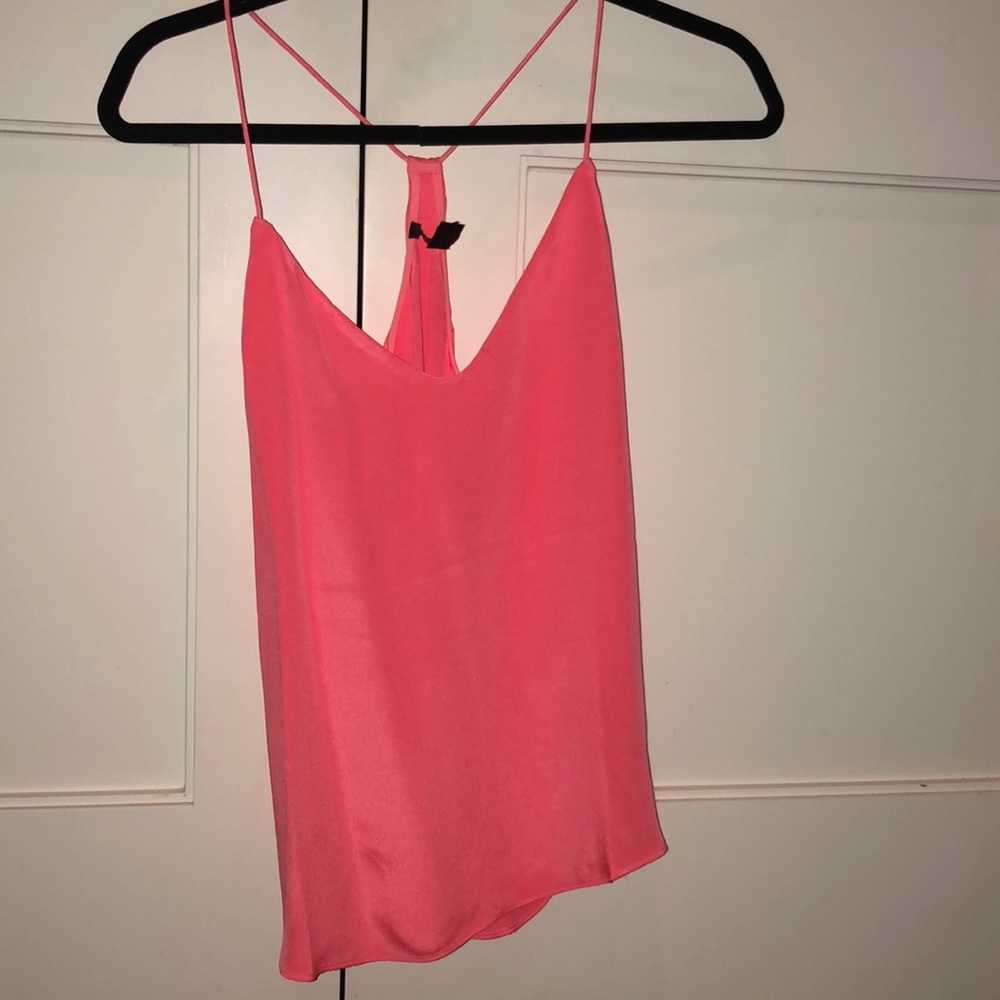 Neon pink tank top JCREW